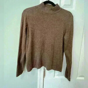 Chicos Brown Cowl Neck Women’s Sweater Size Chico 0